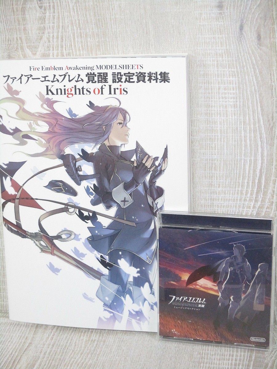 FIRE EMBLEM Awakening MODEL SHEETS Art Works Book w/Music CD