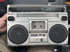 HITACHI TRK-7000 Vintage Stereo Radio Cassette Boombox RARE / No Checked