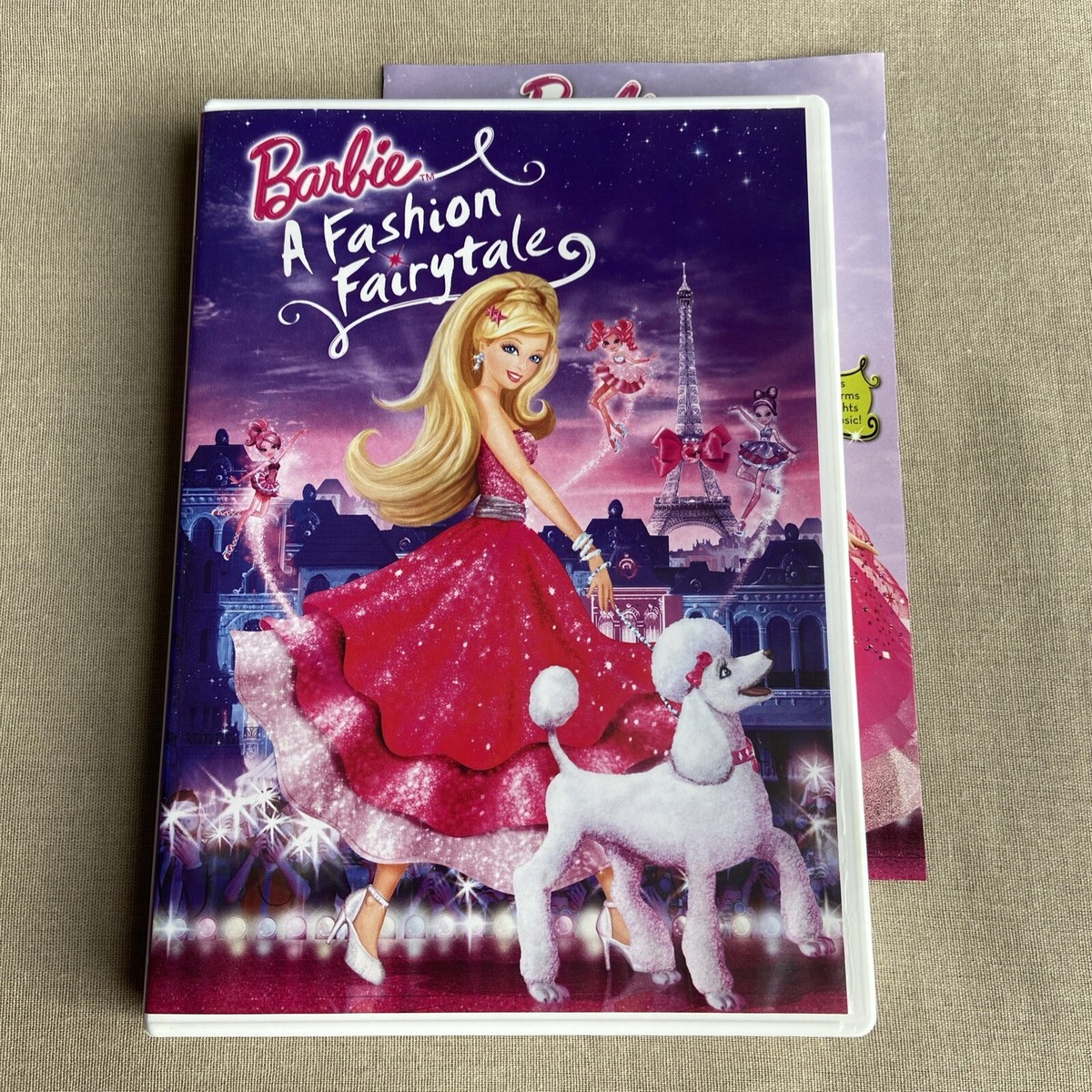 Barbie: A Fashion Fairytale (DVD 2010) Animated Film 18 Musical Paris  Fairytale