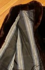 Vintage Fur Faux Coat Mink   Brown Open Front,  2 Pockets EUC Elegant  — photo 3