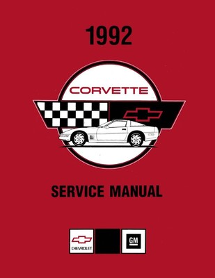 1992 Chevrolet Corvette Factory Shop Service Manual