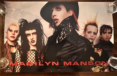 Marilyn Manson Lot Of 12 Vintage Rolled Full Sized Posters