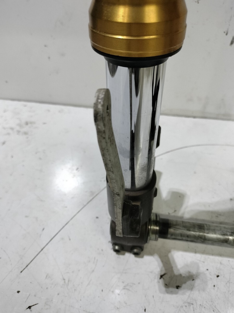 2003 2004 KAWASAKI ZX6R 636 OEM FRONT FORK FRONT END W/ TRIPLE