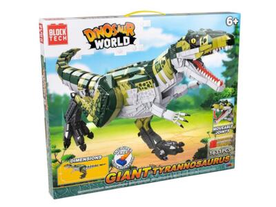 Block Tech 1631 Teile Riesen Tyrannosaurus Rex Dinosaurier Bauset T-REX 6+ Kinder
