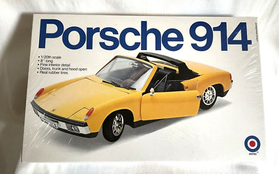 ENTEX KIT no.9023 Porsche 914. Vintage 1/20 Scale. NIB - Factory Sealed!