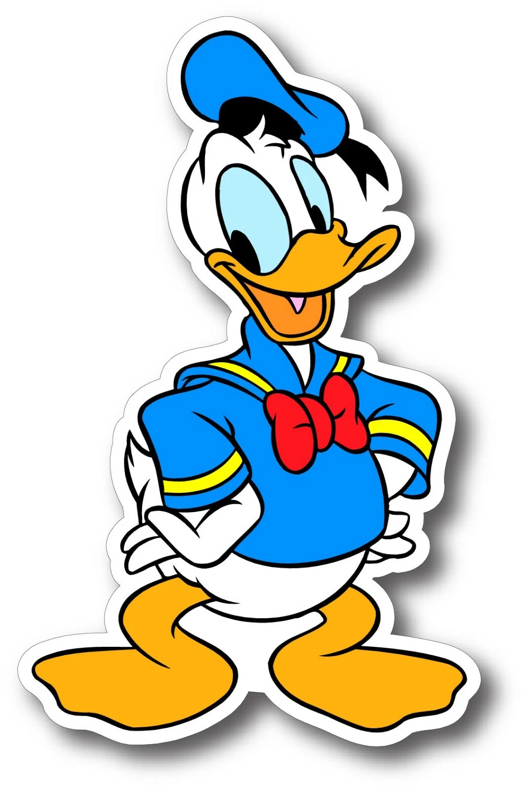 Bald Eagle USA American Flag Decal Sticker