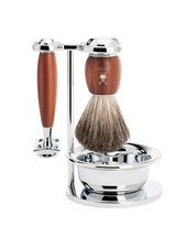 Muhle Vivo 4 Piece Razor Set Plum Wood S81 H331 Ssr
