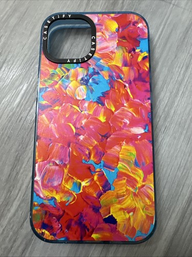 casetify iPhone 14 Case FLORAL FANTASY -bold Abstract Flowers Acrylic Colorful