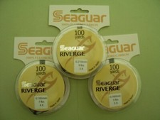 Seaguar Riverge 100% Fluorocarbon Tippet 5lb, 7lb or 9lb 100yds