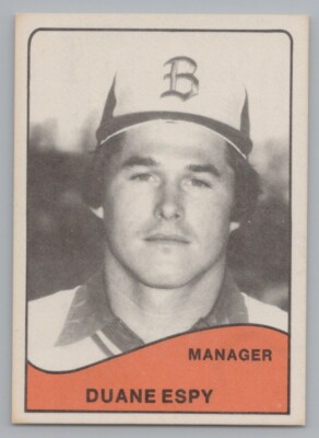 Duane Espy 1979 TCMA Burlington Bees 