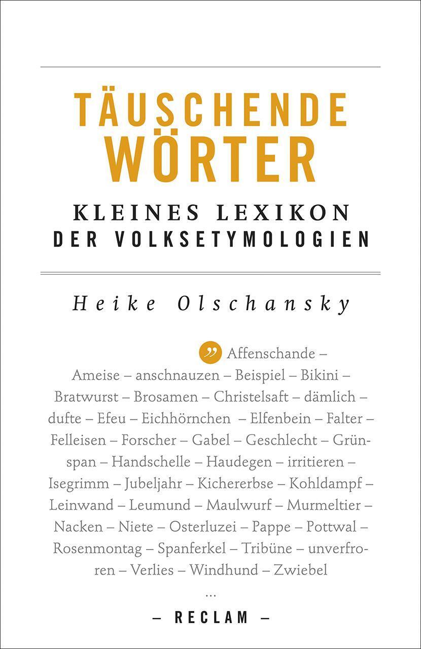 Thumbnail - Täuschende Wörter | Kleines Lexikon Der Volksetymologien | Heike
