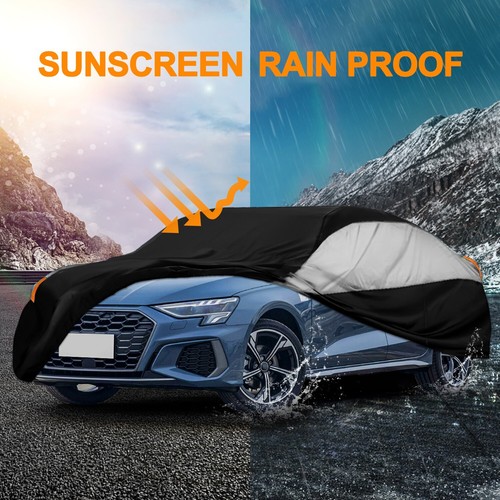Hyundai Full Car Cover - UV/Snow/Rain Protection | Outdoor Dustproof Shield |USA - Foto 8 di 14
