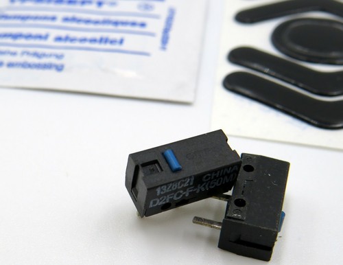 2x Omron 50 Mio Klick Schalter + 1 Set Mausfüße für Logitech G604 Gaming-Maus - Bild 5 von 6