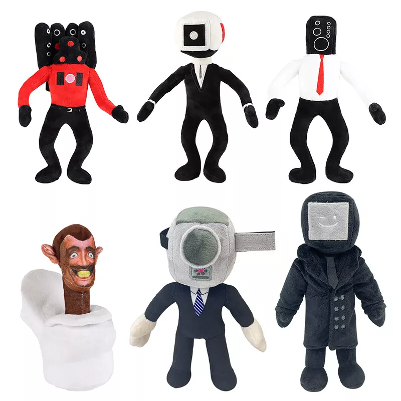 Skibidi Toilet Figure Toy Set Skibidi Toilet Figurine Tv Man Skibidi Toilet  Toy Speaker Man Figuras Camera Man Plastic Doll Pvc - AliExpress