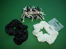 Patentspange Schleife Schwarz Mit Gold – 12 Cm Lang, Made In Germany, Von WeLoveBeads