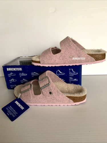 🌸Birkenstock Arizona rivetto, Birko Flor, rosa tenue / US L8 M6 / EU 39 / UK 5,5 - Foto 2 di 12