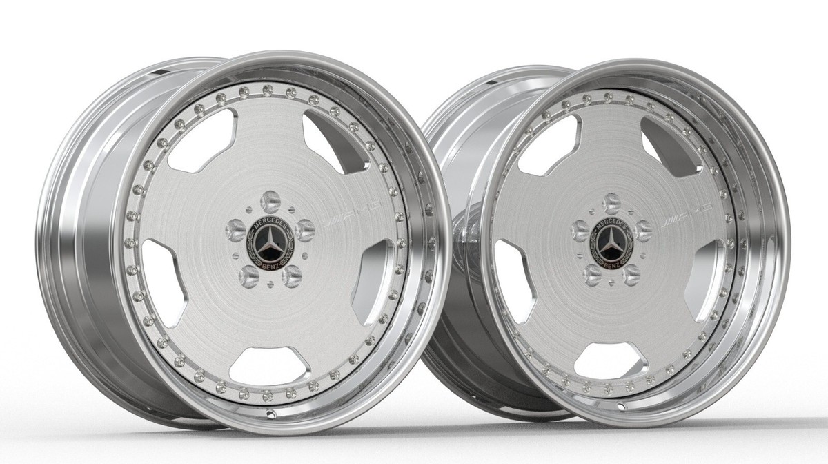 Mercedes Benz AMG Monoblock Wheels Rims Aero 3 Custom Forged 17