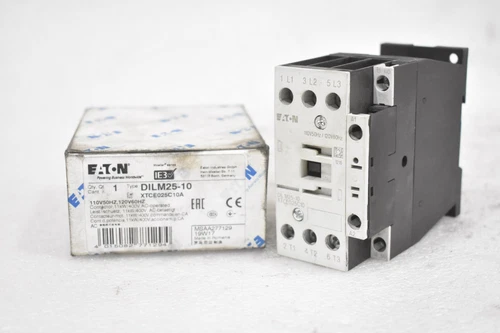 EATON DILM25-10 XTCE025C10A CONTACTOR 11kW/400V AC OPERATED 110V50HZ 120V60HZ