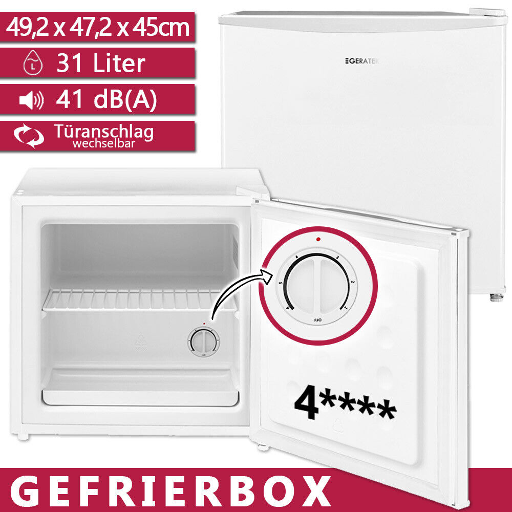 Gefrierbox 31 Liter Mini Gefrierschrank Gefriertruhe Froster freistehend Stand
