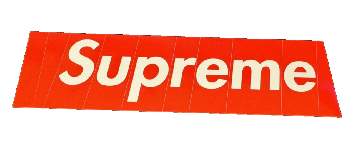 Supreme Cut Box Logo Sticker SS23 | eBay