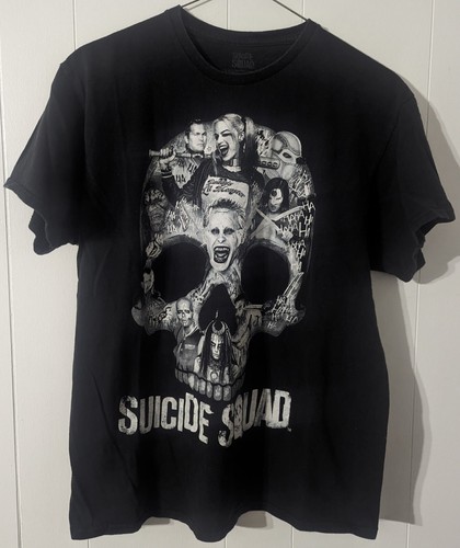 Suicide Squad - Suicide Squad Skull T Shirt - Size Large