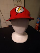 DC COMICS ORIGINALS THE FLASH RED BASEBALL HAT CAP ADULT Snapback clean