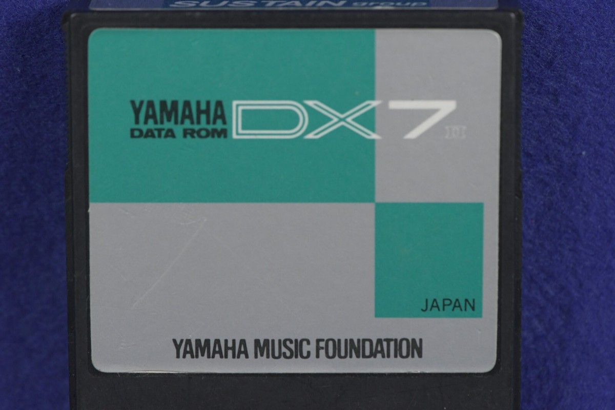 YAMAHA DX7 II Voice ROM VRC-1002 SUSTAIN Group In Excellent