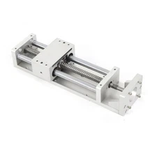 Manual Cross Sliding Table 200MM Linear Rail Slide Stage Actuator Table CNC Mill