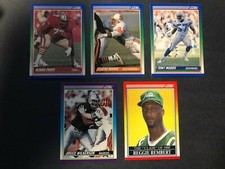 1990 SCORE FOOTBALL CARDS YOU CHOOSE NFL CARD VINTAGE RC'S VETERANS FREE SHIP