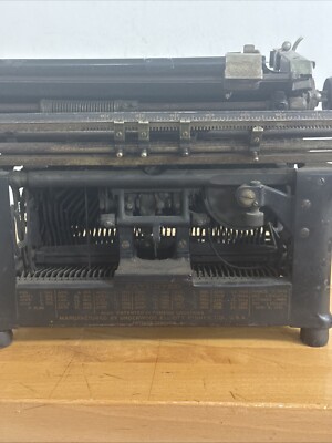 Antique Underwood No. 5 Standard Typewriter - 1915 - Needs Repairs