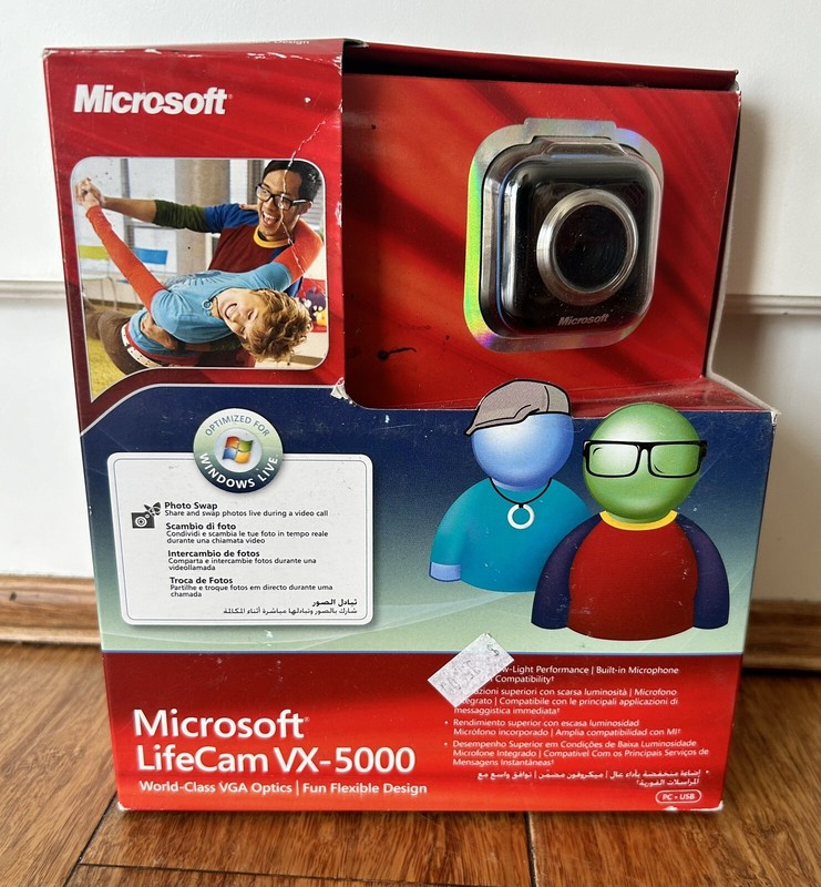Microsoft LifeCam XV-5000 Webcam Great For Teens & Streaming Cam Free Postage