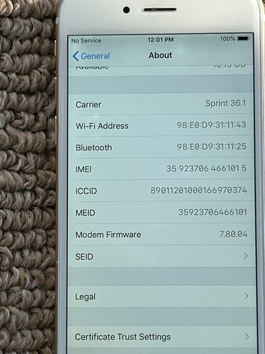 Apple iPhone 6 - Model A1586 - Gold - Unlocked - 16GB, Two Cases - Afbeelding 6 van 9