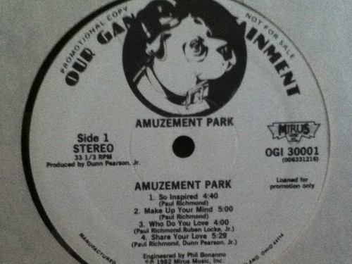 AMUZEMENT PARK LP AMUZEMENT PARK ( WHITE LABEL PROMO ) - Picture 3 of 4