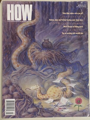 HOW MAGAZINE (MAR/APR 1990) IDEAS & TECHNIQUES IN GRAPHIC DESIGN, AJHAR, GOOD