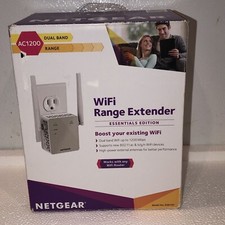NETGEAR AC1200 Wi-Fi Range Extender with Ethernet Port EX6120 With Instructions
