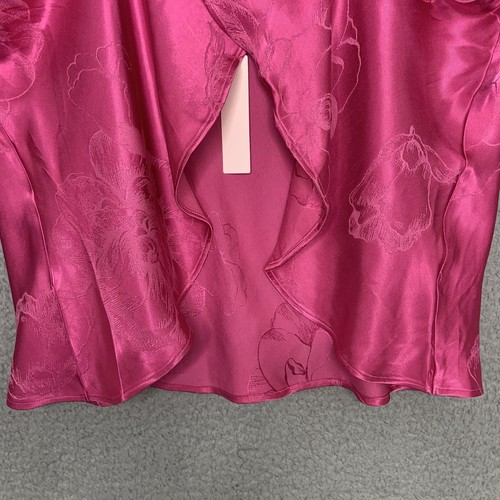 Victoria’s Secret Pajama Set Women Large Pink Cami Top Shorts Open Back Lingerie - Picture 13 of 16