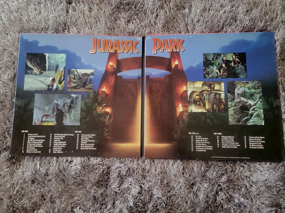 Jurassic Park Laser Disc Movie Letterbox LD Sam Neil Action Thriller - Image 3 of 4