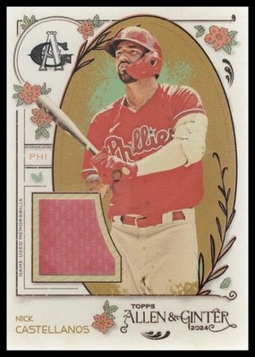 2024 Topps Allen & Ginter #AGR-NCA Nick Castellanos Full-Size Relics B