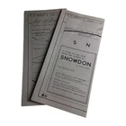 2x Guide to the View Summit Snowdon Chris Jesty 1972 Folding Map