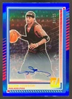 Allen Iverson 2025-26 Panini Donruss Auto Blue 76ers /25