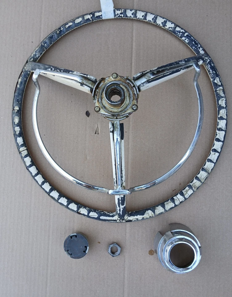 1958 Mercury Steering Wheel Montclair Monterey Park Lane Colony Park Foto 2 de 2