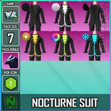 World Zero WZ - 7 PACK - NOCTURNE SUIT  - PACK BONUS: NOCTURNE MOUNT