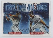 2024 Topps Spotlight By Andy Friedman Fred McGriff Frank Thomas #71 HOF 11o2