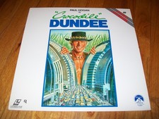 CROCODILE DUNDEE Laserdisc LD EXCELLENT CONDITION VERY RARE GREAT FUNNY FILM 