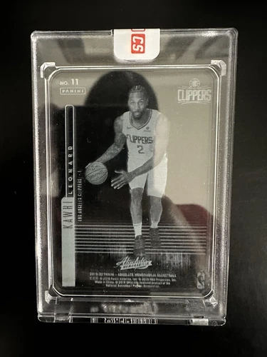 2019-20 Panini Absolute Memorabilia - Glass Kawhi Leonard #11 SP Case Hit JP