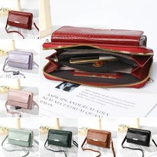 Bolso Bandolera para Mujer Teléfono Celular Cartera Cuero Correa para el Hombro Bolso Cartera