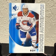 Joshua Roy 2024-25 SP Authentic Rookie Authentics Blue #107 RC