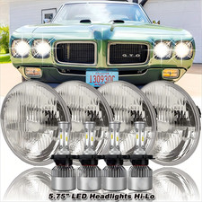 4pcs 5 345.75 6000k White Led Headlights Hilo Beam For Pontiac Gto Grand Prix 4pcs 5 345.75 6000k White Led Headlights Hilo Beam For Pontiac Gto Grand Prix