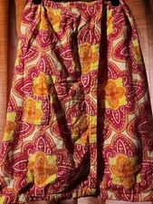 Terry Cloth Bath/Swim Cover Up-One Piece Wrap Around One Size