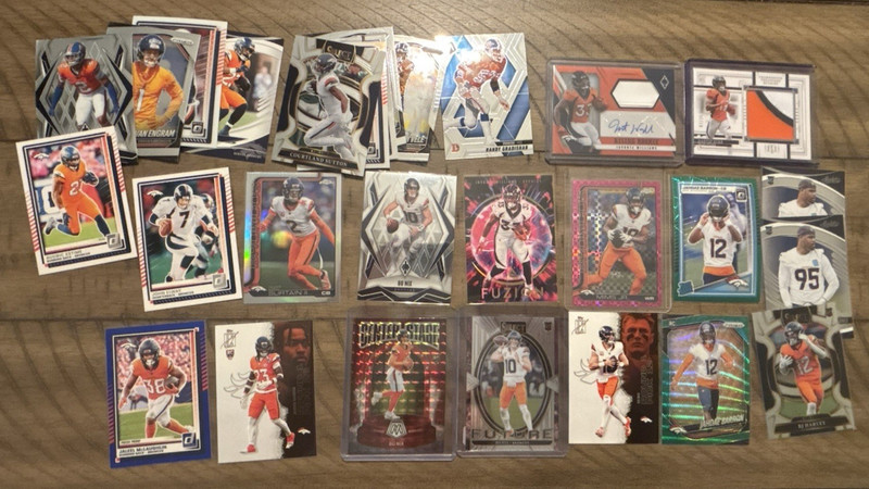 Denver Broncos Lot - Bo Nix RC - Javonte Williams RPA /99 - Marvin Mims Patch/25